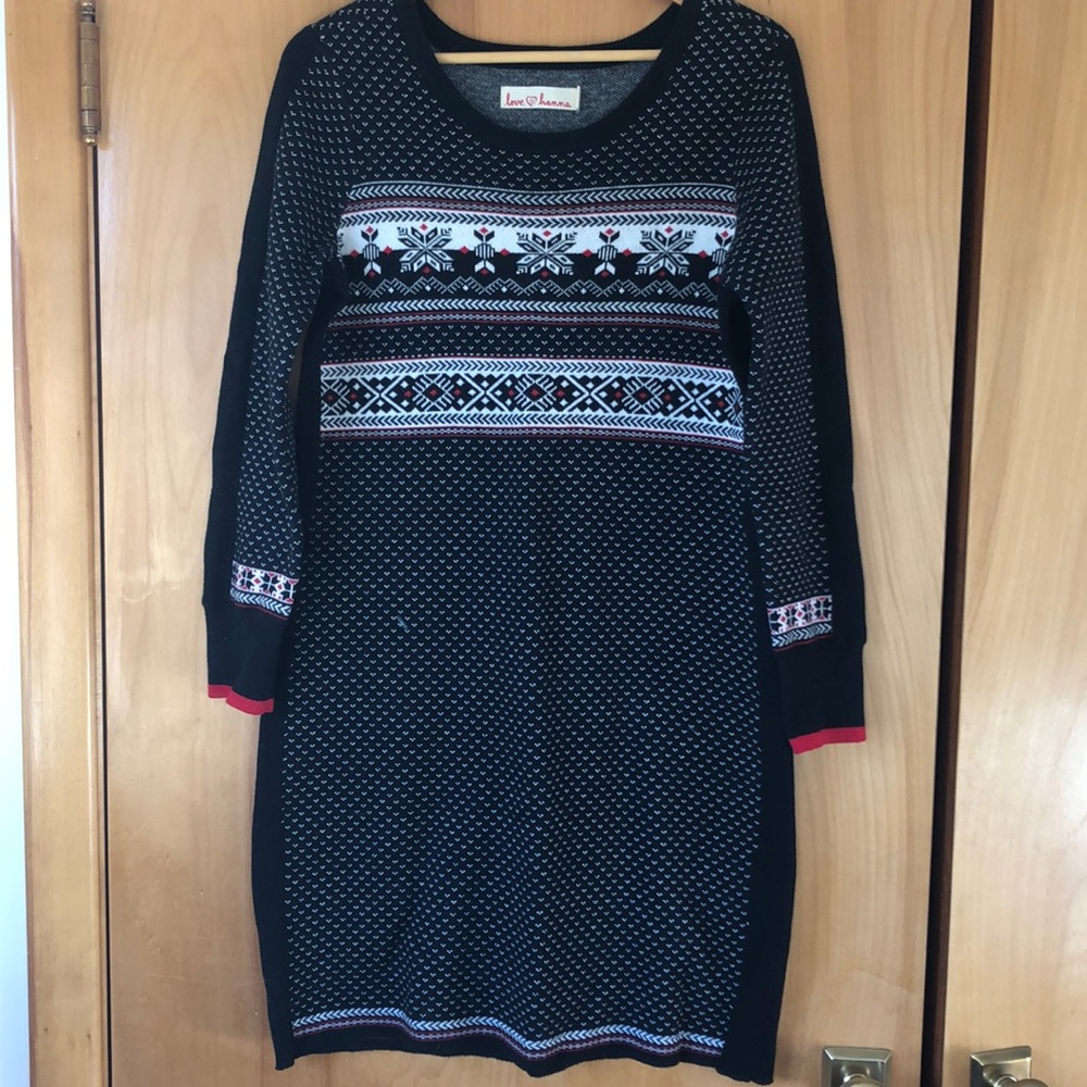 Hanna Andersson Cashmere Blend Sweater Dress